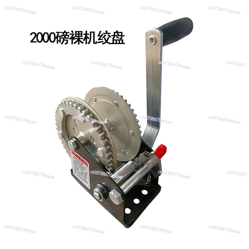 Safety Self-locking Hand Winch, Winch Galvanized Heavy Duty Manual Winch