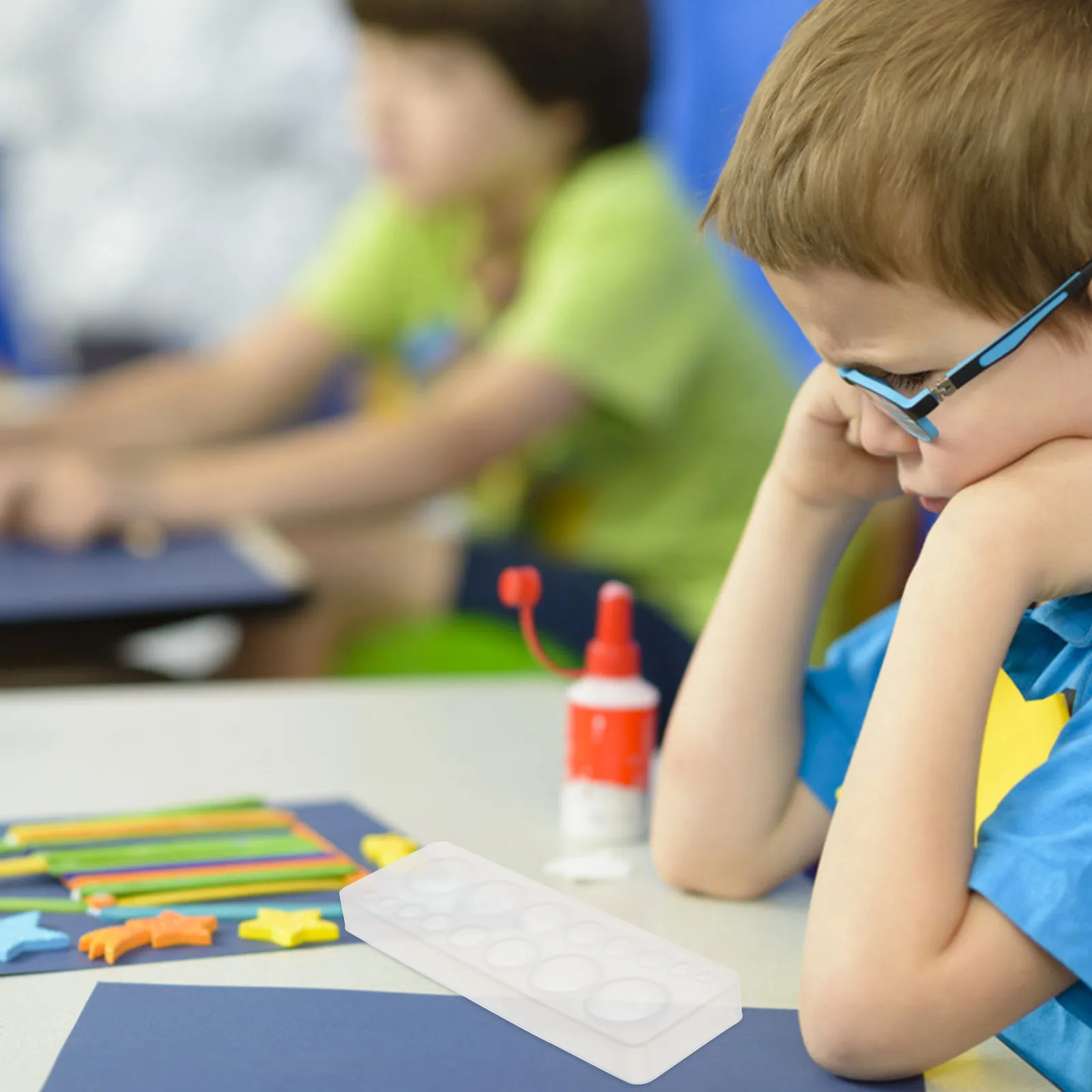 

Mirror Finish Silicone Mold for DIY Epoxy Resin Multi Round Time Shape Craft Board Reusable Art Kit White