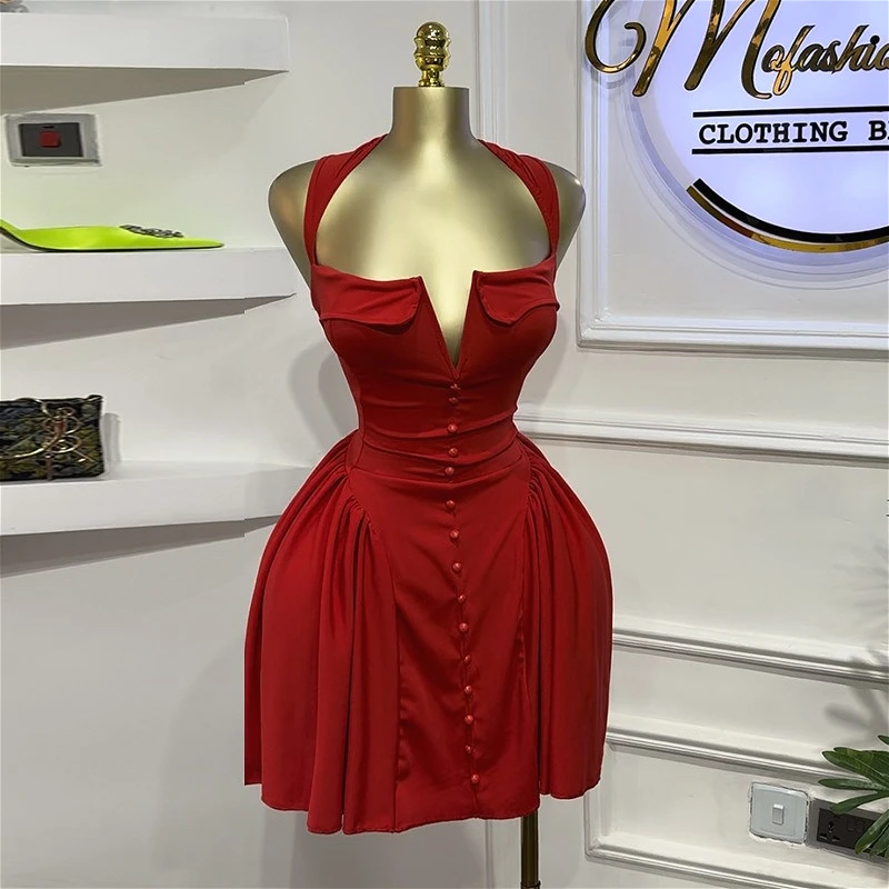 Mini Jurk Vrouwen Sling Jurken Bodycon Vestidos Sexy Mouwloze Elegante Splice Y2k Streetwear Party Night Hoge Taille Club 2025