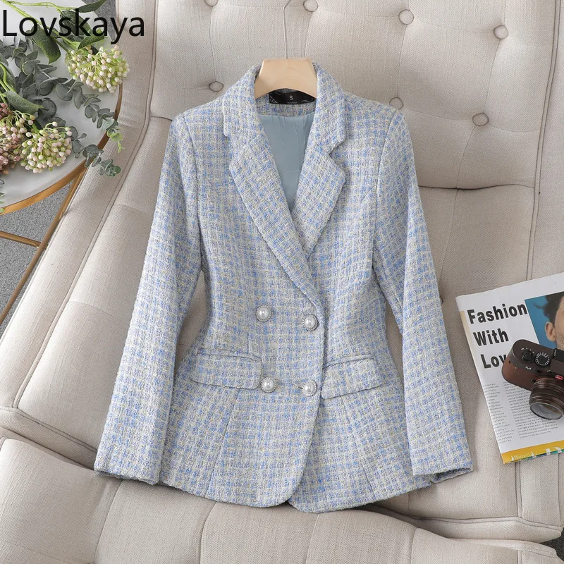 

New Women's Goddess Style Small Suit French Small Fragrant Wind Thick Tweed Suit Coat Women's Autumn Dress