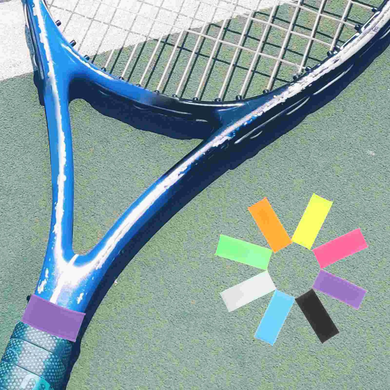 16 Pcs Badminton Racket Non-slip Ring Mouth Silicone Grip Rings Tennis Overgrips Professional Racquet Convenient