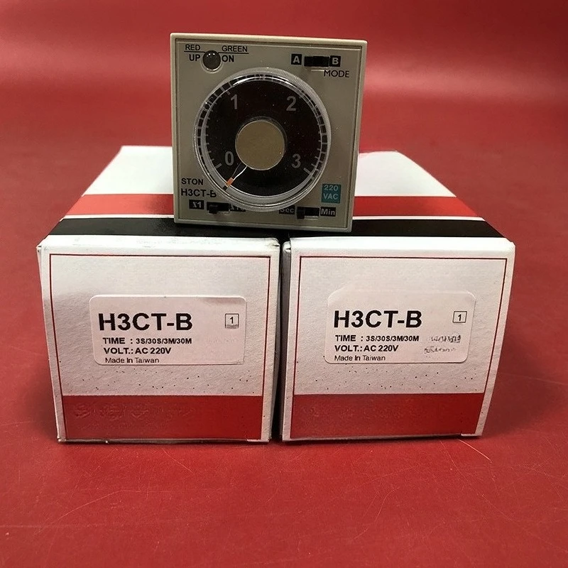 H3CT-B Timer Relay AC220V, Multi-Range Industrial Delay Relay for Electrical Control Systems