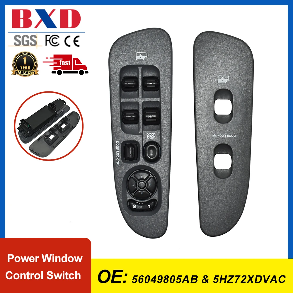 

Power Window Control Switch 56049805AB & 5HZ72XDVAC For Dacia Duster, Fiat Talento, Nissan NV300, Dodge Sprinter Car Accessories
