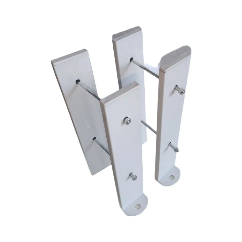 Radiator Floor Stand Set for Cast Iron Radiator Support Steel Floor Bracket with 10cm 15cm 20cm Height Options White