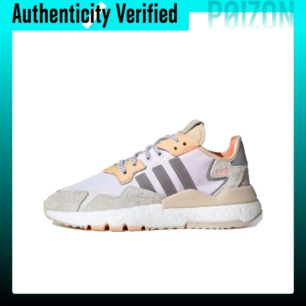 Adidas Originals Nite Jogger Leather Slip Resistant Abrasion Resistant Slip Resistant Abrasion Resistant Low top EF5426