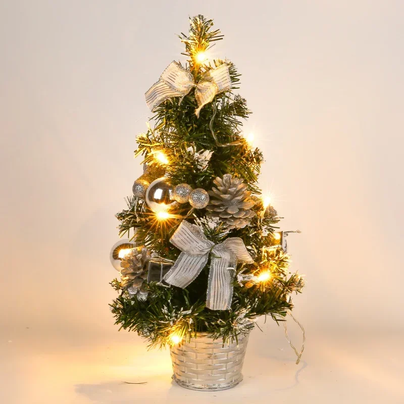 

Mini LED Christmas Tree Nightlight, Pine Needle Tree, Christmas decorations, New Year Gift, 40cm