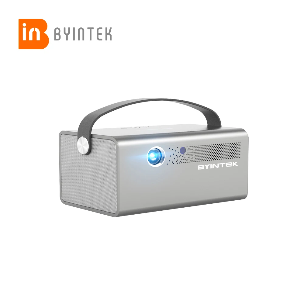 

BYINTEK R17 1080P Mini Projector Smart Android WIFI Home Theater Battery 4K Portable Pico DLP Projector For Classroom School