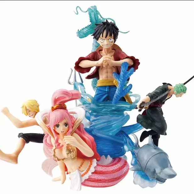 Bandai ein Stück Anime Box Ei Ruffy Sanji Shira hoshi Roronoa Zoro Action figur Pop brand neu verpackt aus Druck Modell Geschenke