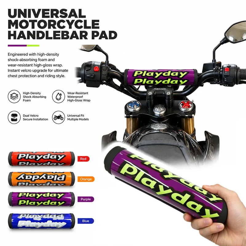 Motorcycle Handlebar Pad Handlebars Moped Crossbar Protection Moto Accessories Pit Bike ATV 230mm 7/8