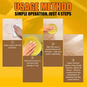 تلميع شمع العسل للأثاث الخشبي ، ملمع مقاوم للاهتراء ، شمع الخشب للعناية ، صيانة الأرضيات الخشبية أفضل 8 آلات تلميع للأرضيات للمبيعات - رقم 7