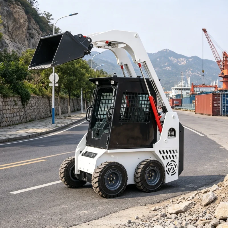 Customized Ride-on Skid Steer Loader, Mini Skid Steer Shovel, Skid Steer Equipment for Feed Loading and Unloading