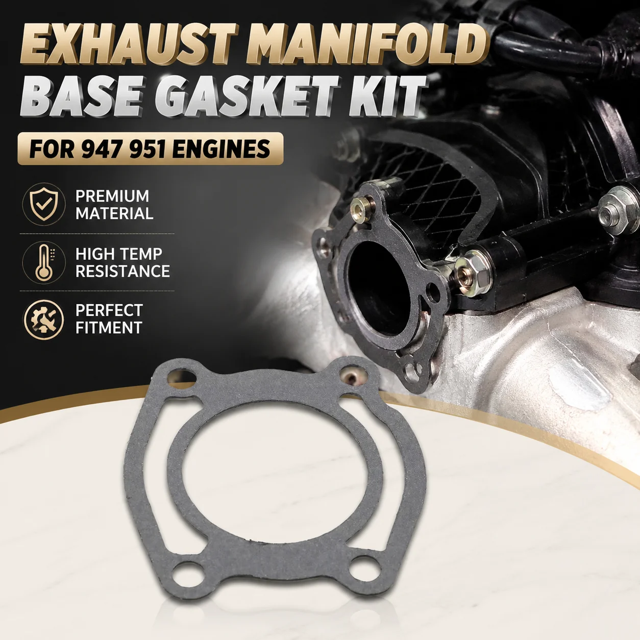 For SeaDoo 947 951 Exhaust Manifold Pipe Gasket Sea-Doo LRV GSX GTX RX XP /Ltd Sportster LE Replace 420931488