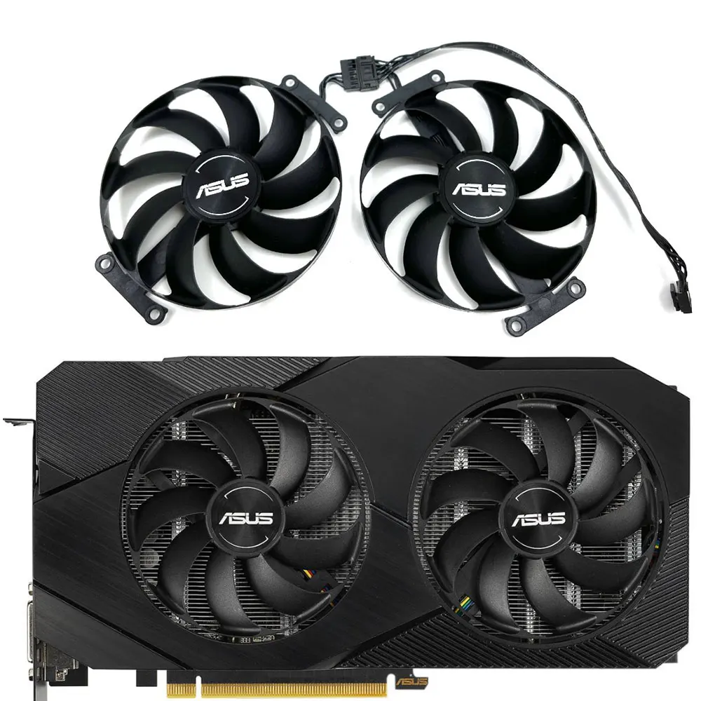 

NEW 90MM 6PIN CMP 40HX、CMP 30HX Fan，For ASUS CMP 40HX、CMP 30HX、ASUS Dual GTX 1660、RTX 2060 EVO Video card cooling fan