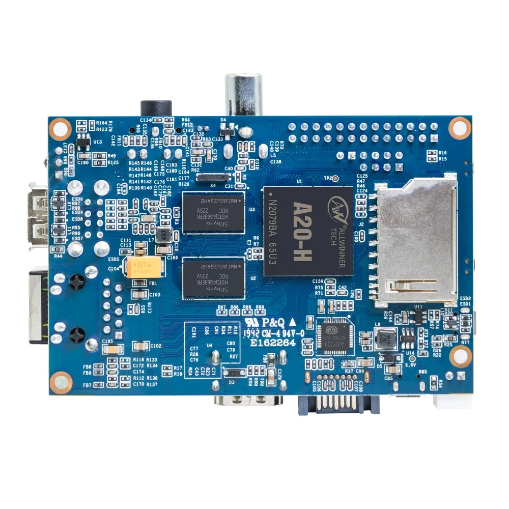 Banana Pi BPI-M1 Allwinner A20 ثنائي النواة 1 جيجابايت ذاكرة الوصول العشوائي DDR3 SATA 2.0 HDMI AV Vide Out SoC أجهزة مفتوحة المصدر