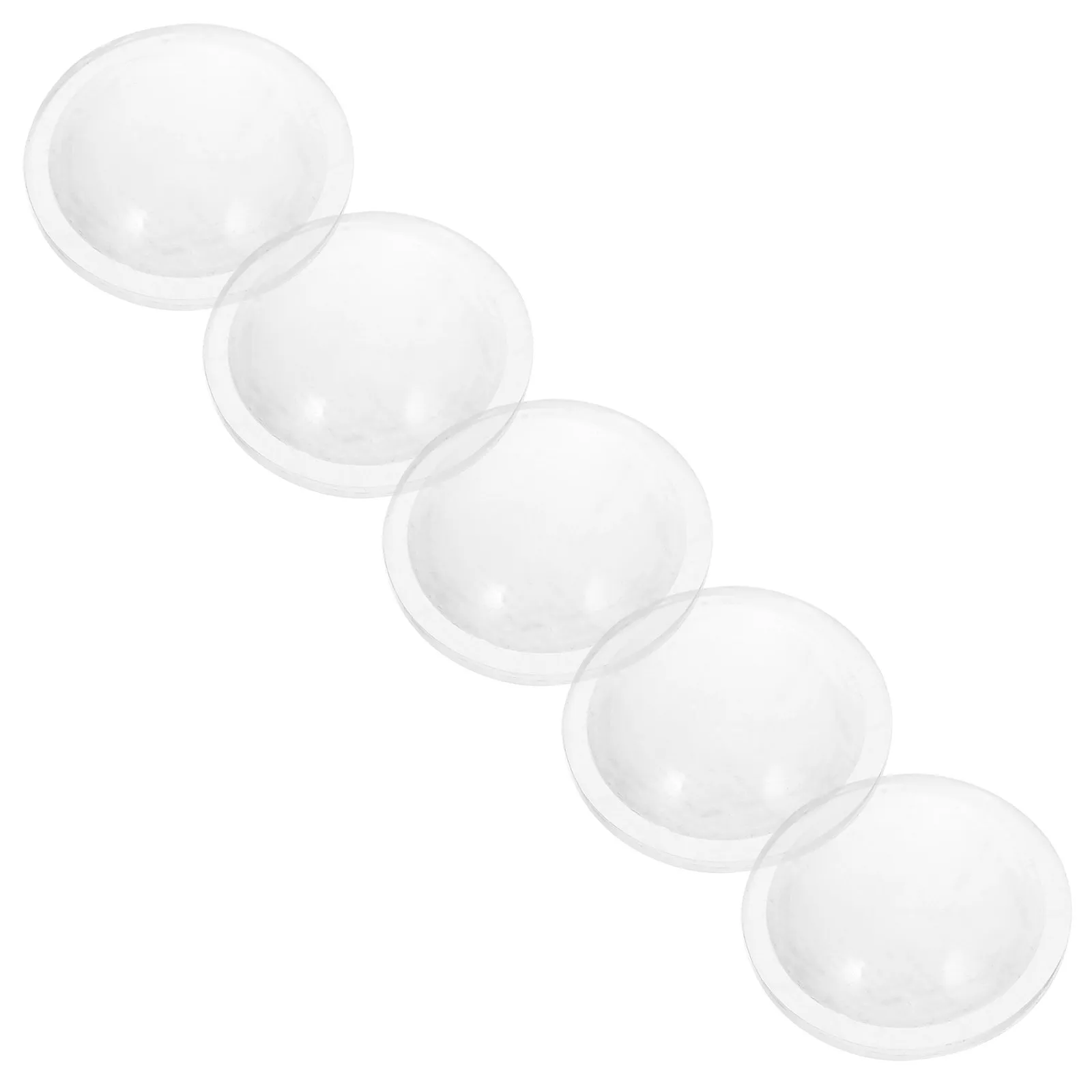 5Pcs LED Focus Lens Pmma Convex Lens Replacement Adjustable Flashlight Optical Glass Magnifying Accessory for Science Education
