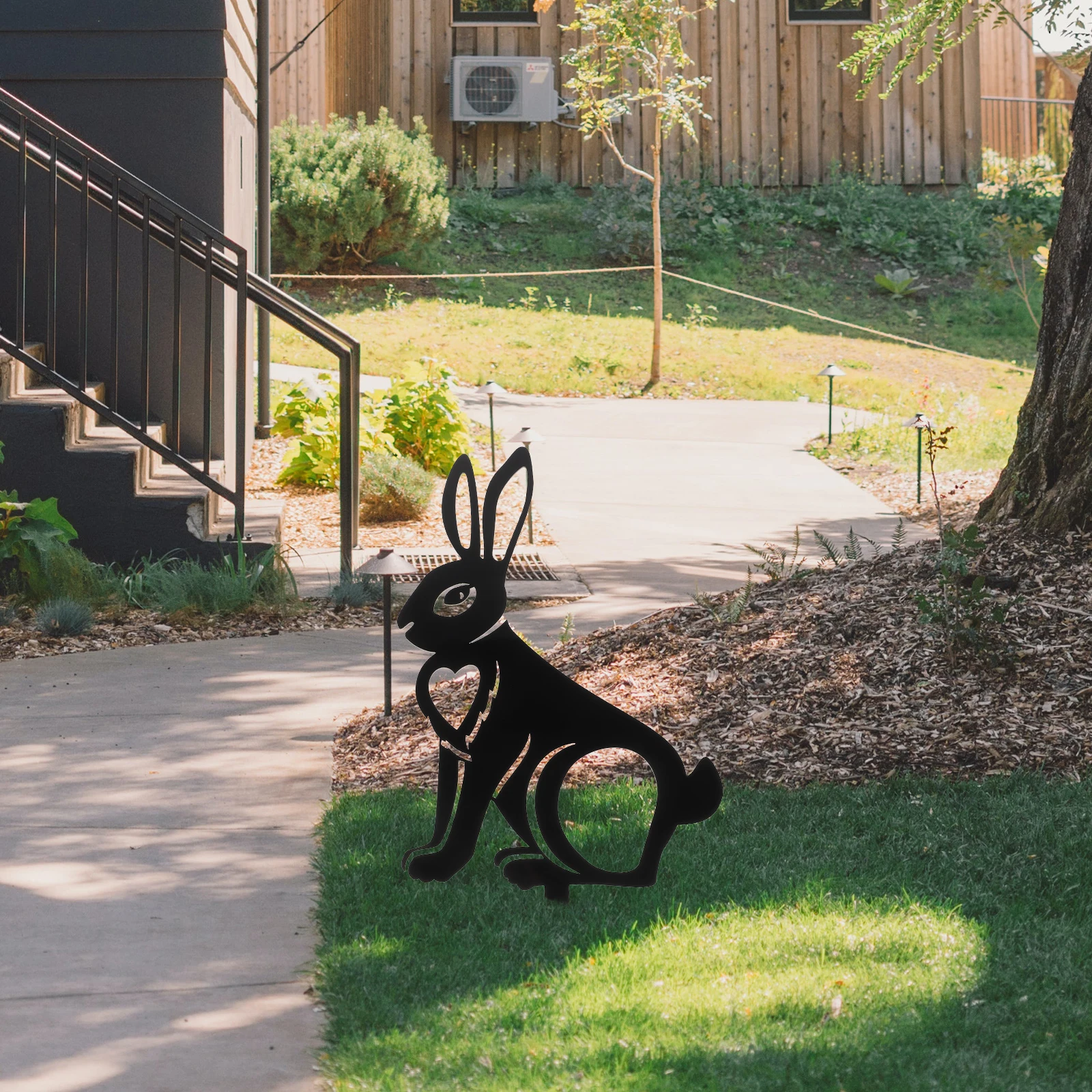 

Acrylic Rabbit Sign Easter Yard Stake Outdoor Lawn Ornament Bunny Garden Decoration Bunny Lawn Sign Rabbit Garden Stakes