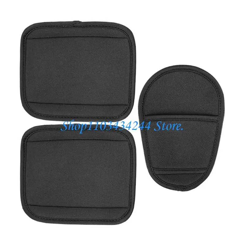  Set of 3pcs Carseat Shoulder Belt Sleeve for Infant Soft Padded Protectors with Crotch Pad Easy to Clean and Install