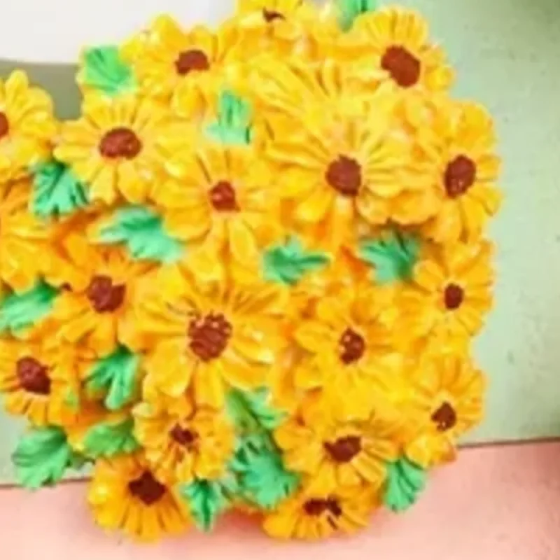 

3D Cake Decorating Mold Mini Rose Camellia Daisy Flower Silicone Sugarcraft Mould Cookie Cupcake Chocolate Baking Molds Tool