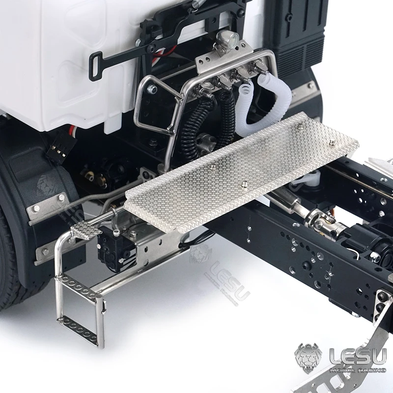 Symulacja Pedału Model Stal Nierdzewna Do 1/14 Tamiya RC Volvo Zdalnie Sterowany Traktor Ciężarówka Model Pojazdów Modyfikowanych