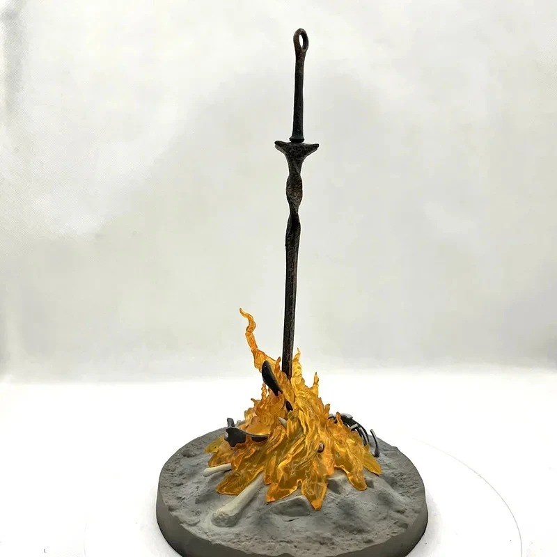 تمثال Dark Souls LED للإضاءة Bonfire LIT المضيئة، شخصية قابلة للجمع