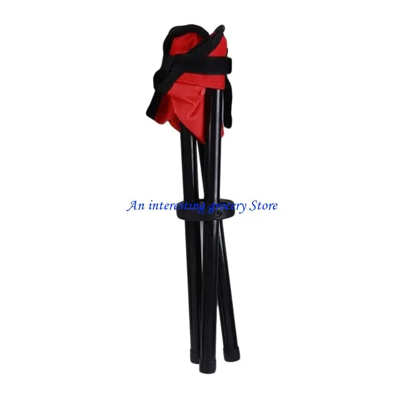 652D Garden Folding Tripod Chair Foldable 3 Legs Chair for Hiking Camping Fishing Tripod Stool Portable