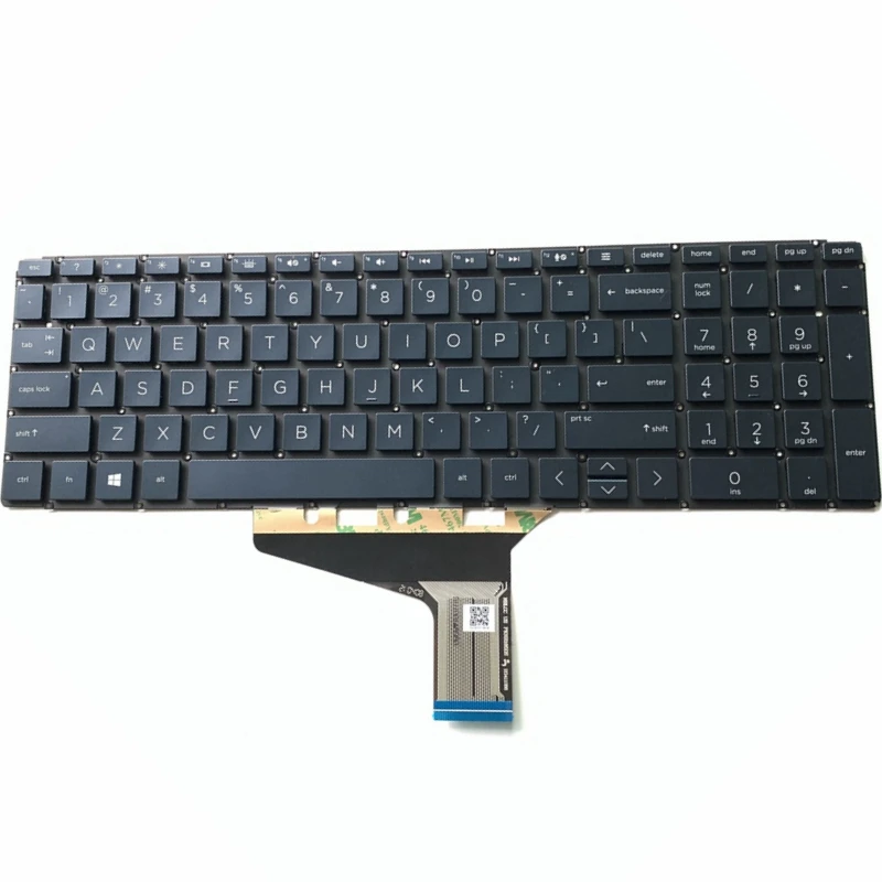 Imagem -03 - Retroiluminado us sp ru jp Teclado para Computador Portátil para hp Spectre X360 15-eb