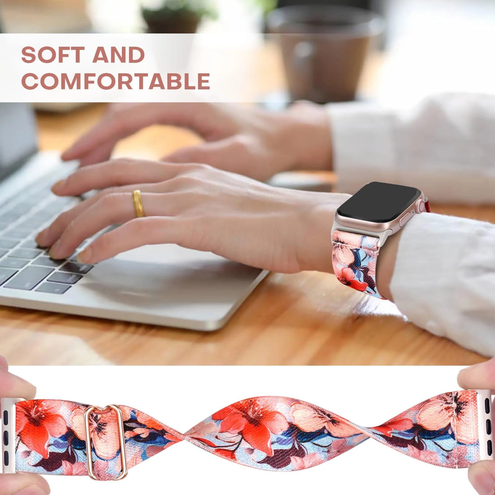 Pulseira solo trançada para apple watch ultra 2 band 49mm 44mm 40mm 45mm 41mm 42mm 38mm pulseira iwatch série 9 8 7 6 se 3