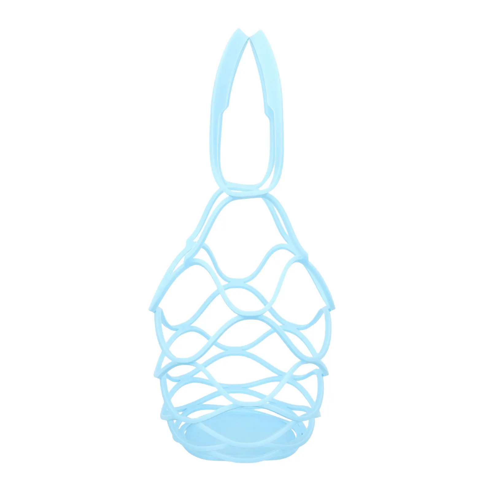 

Silicone Bottle Coaster Sleeve Net Drinks Organizer Carrier Multi-use Coasters Blue for
