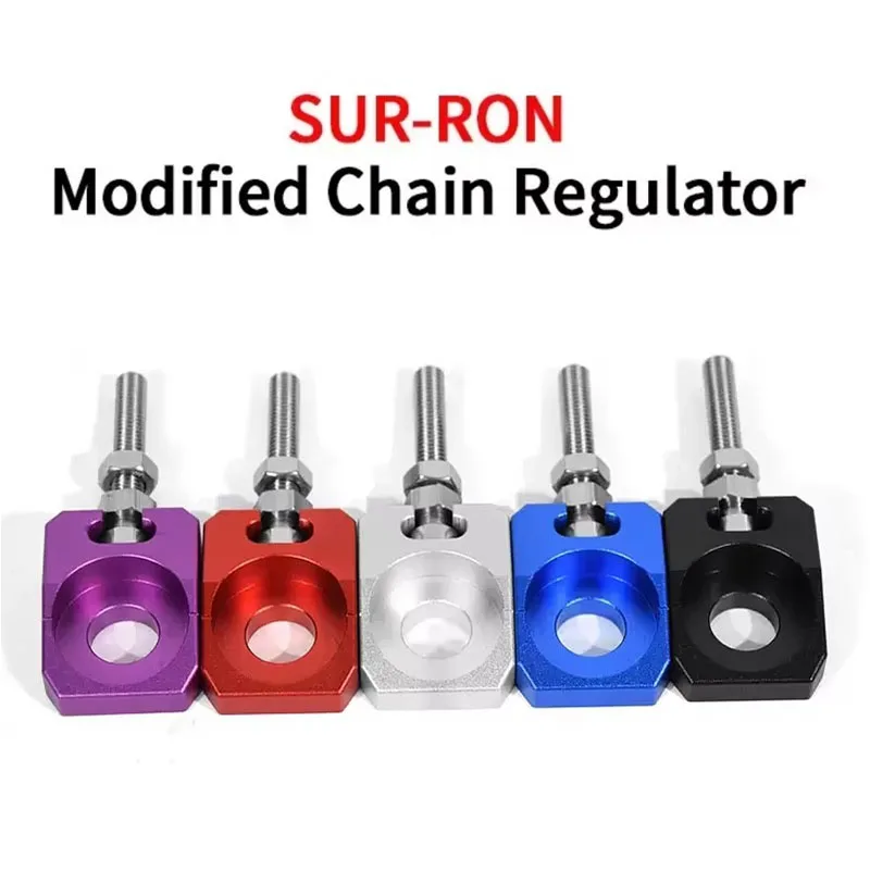 For SURRON Light Bee X Segway X160 X260 Axle Bolt Purple Aluminum Alloy Chain Regulator Sur Ron Dirtbike Motorcycles Accessories