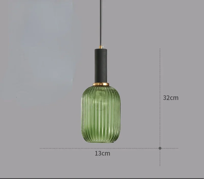 Europa Vintage Kleurrijke Glazen Luxe Hanglamp Verlichting voor Restaurant Eetkamer Slaapkamer Nachtkastje Thuis Plafond Hanglamp