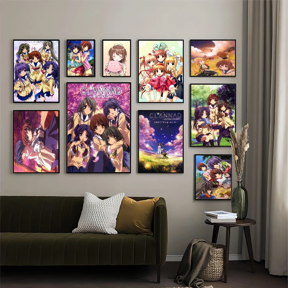 Clannad：After Story Anime Posters Sticky Whitepaper Prints Posters Artwork Kawaii Room Decor