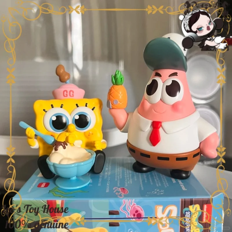 

POPMART Spongebob Best Friends Series Blind Box Patrick Star Collectible Figure Desktop Ornament Decor Gift For Adult Collectors