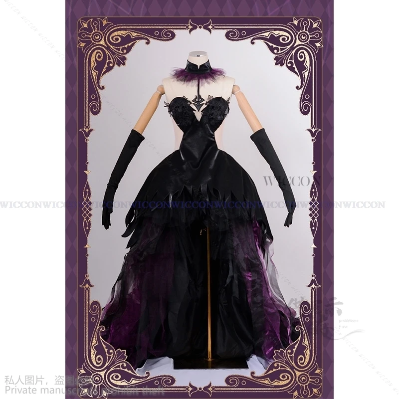 

Homuras Akemi Anime Cosplay Costume Fancy Gown Goddess Dress Puella Magi Madoka Magica Walpurgis Nacht Women Cosplay Wig Lolita