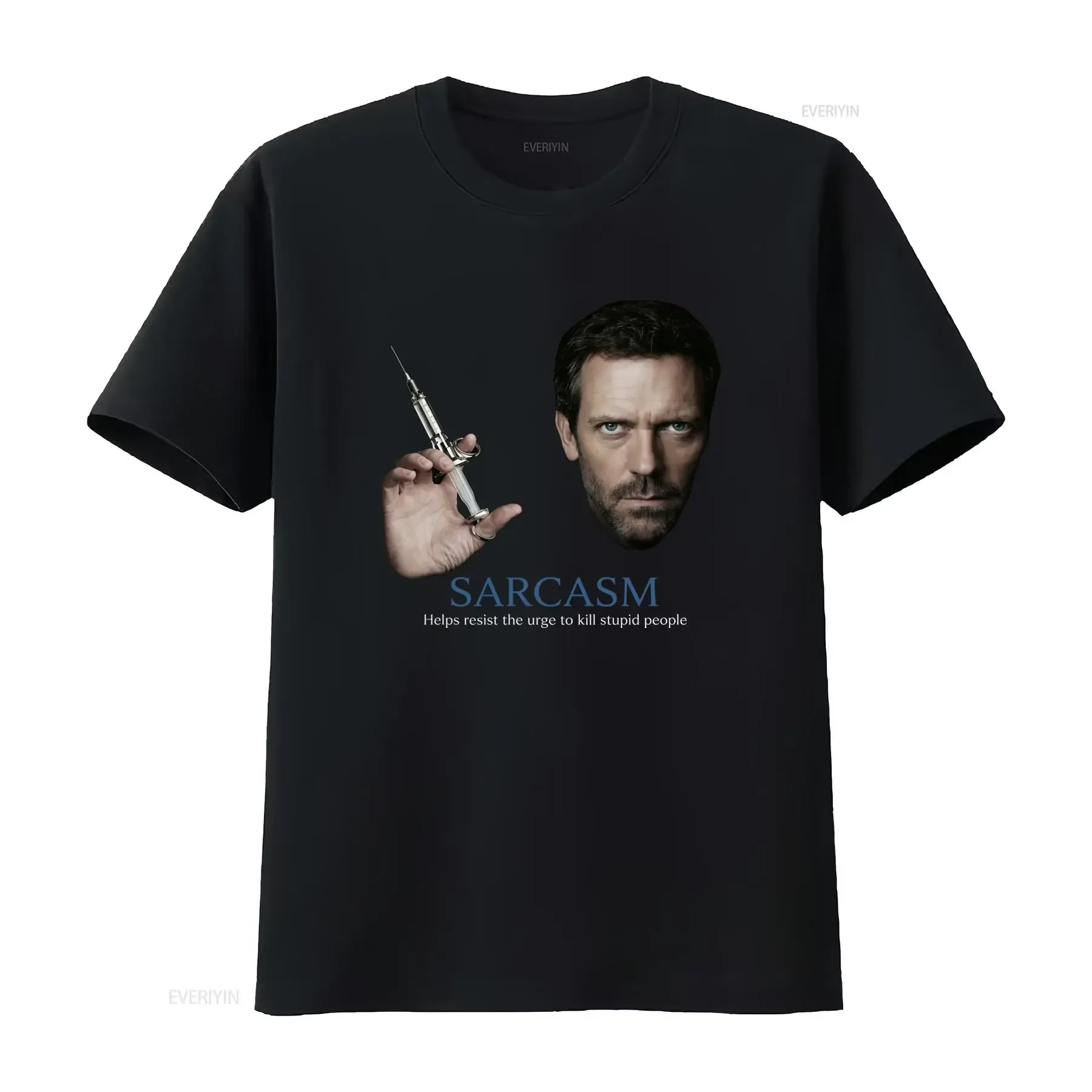 Camiseta de hombre para el programa televisión M D House Dr Gregory icono peso pesado tallas 4XL y 3XL merchandise vintage