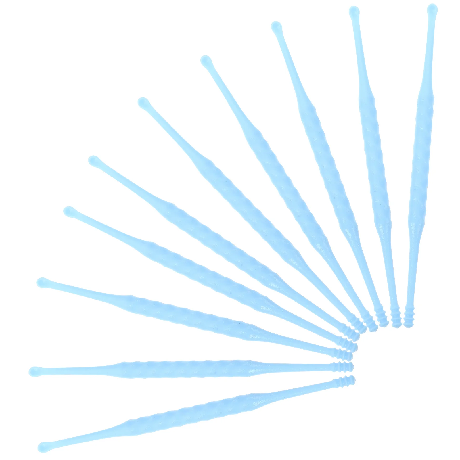 

12Pcs Spiral Ear Spoon Earwax Removal Tool Reusable Safe Comfortable Design for Daily Use Portable Ear Cleaner Household Earwax