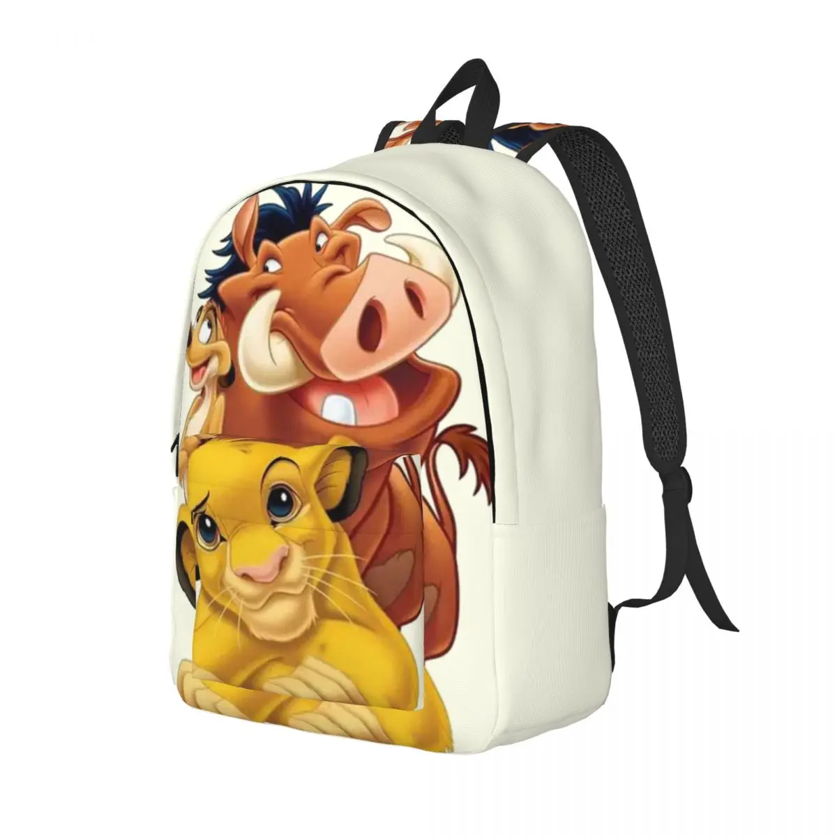 Journey Simba Timon And Pumbaa Classic Multi Compartment Lightweight Disney｠The Lion King｠Film Bag Students Bags Birthday