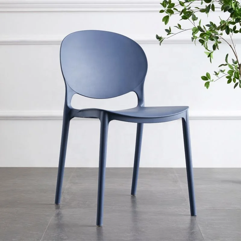 

*/2025 Modern Plastic Dining Chairs PP Chairs Simple Home Backrest Chairs