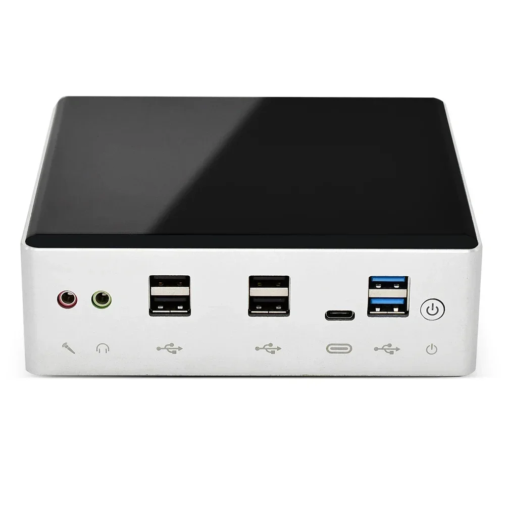 2024 Hot Sale Mini PC 10th i7 10510U i5 i3 Office Computer Gaming Play Station Type C HDMl DP