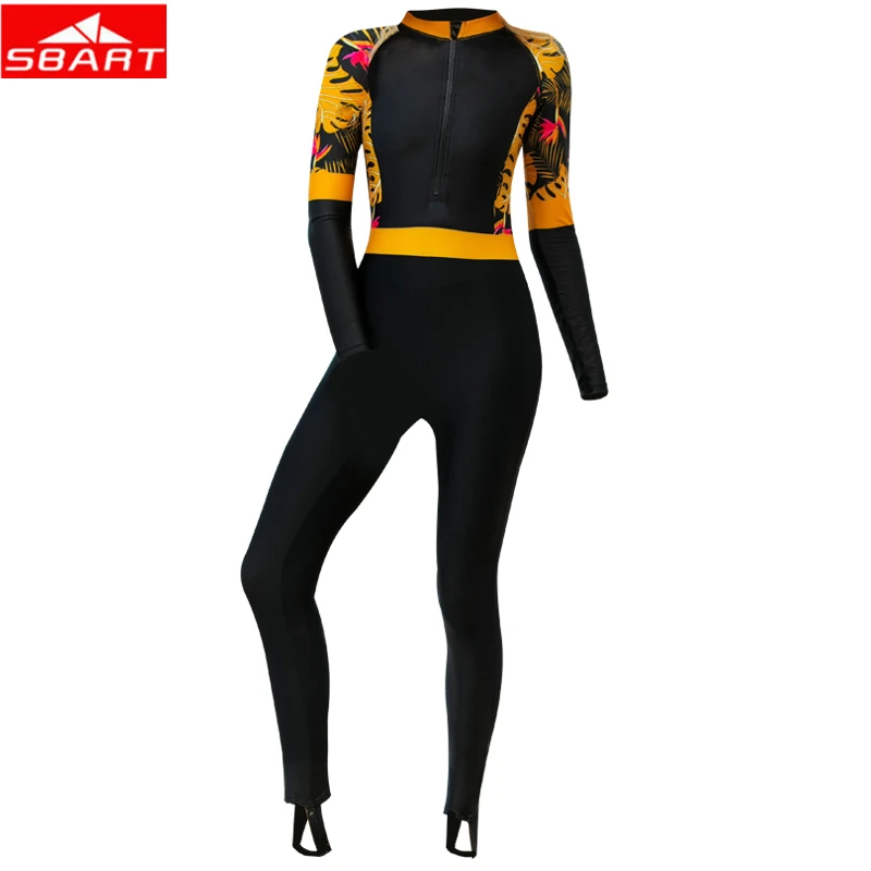 SBART-One-Piece Swimsuit for Women, Paded Spring Snorkeling, Anti Jellyfish Swimming Suit, Scuba Diving, Water Sports