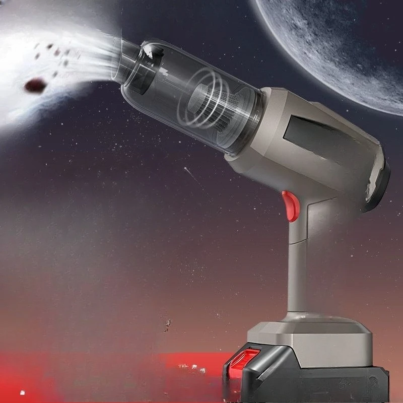 

Car vacuum cleaner, handheld small super-powerful wireless charging, household suction and blowing dual-purpose, large su