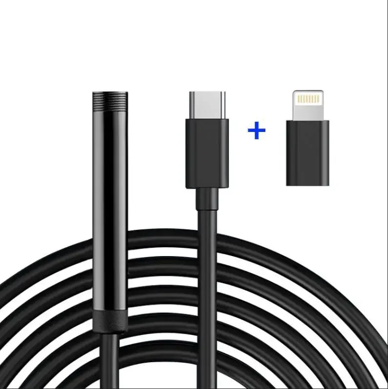 5.5mm 8mm Lens 1m 3m 5m WIFI Inspection 1280*960 Portable Endoscope With High Compatibility fast shipping