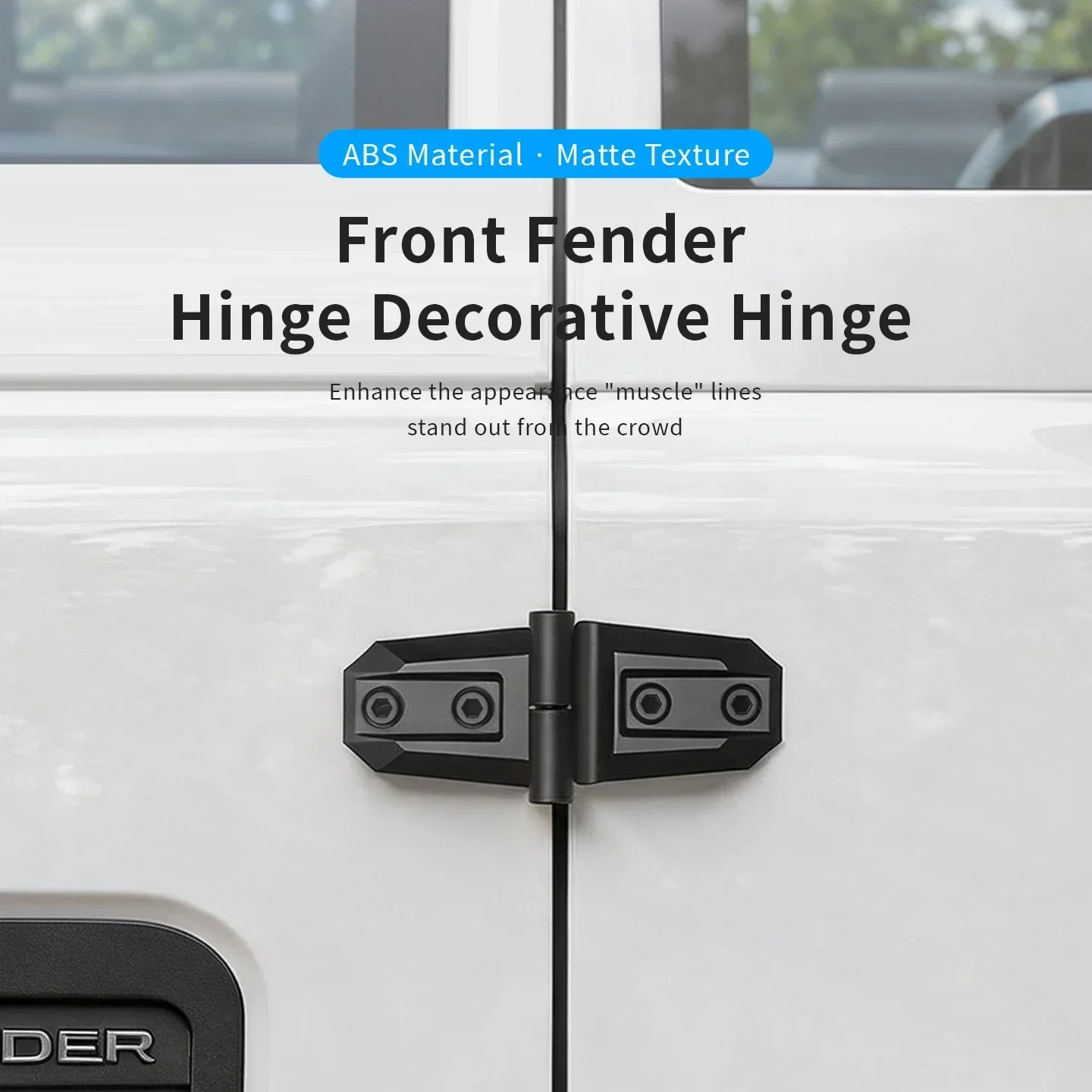 Car Engine Hood Door Hinge Cover Trim Off-Road Modification Accessories For Volkswagen Golf 7 8 Polo Atlas Jetta Touareg Passat