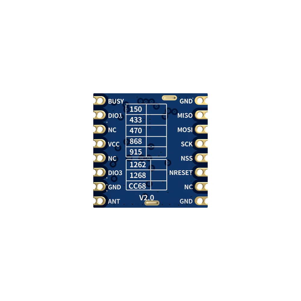 G-NiceRF 2 قطعة LoRa1262 SX1262 LoRa RF وحدة 22dBm 160mW 1.5ppm TCXO SPI