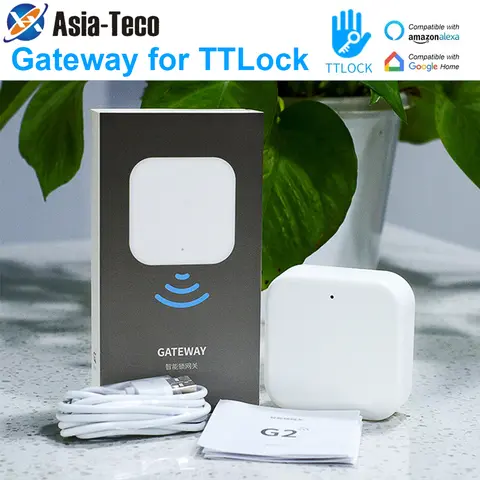 Gateway Wifi TTLOCK G2 / G3 / G4 per serratura intelligente TTLock Telecomando per telefono cellulare Blocco Sblocco Convertitore da Bluetooth a Wifi