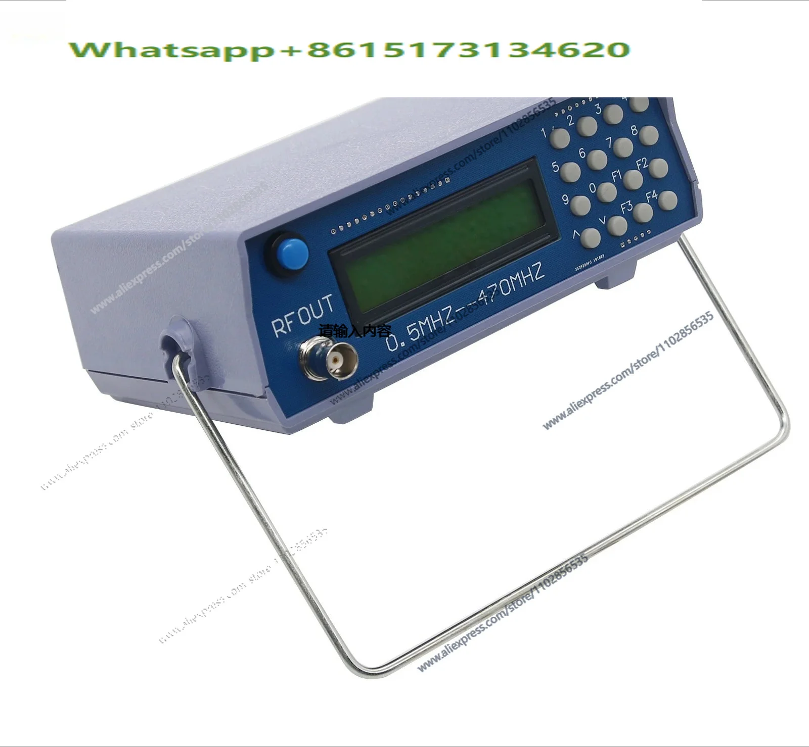 0.5Mhz-470Mhz RF Signal Generator Meter Tester for FM Radio Walkie-Talkie Debug