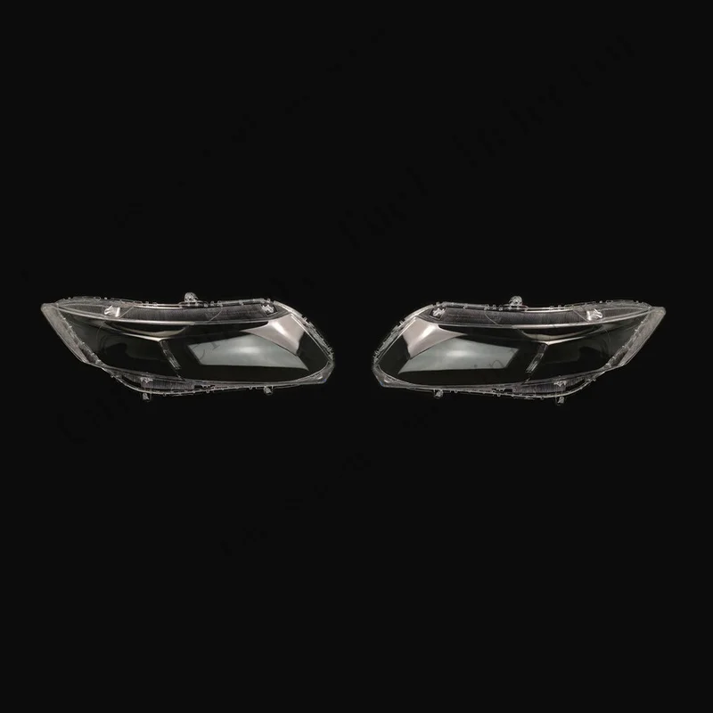 Q+ FOR Honda Civic 2012-2015 Pair Headlight Lens Cover Transparent Headlamp Cases