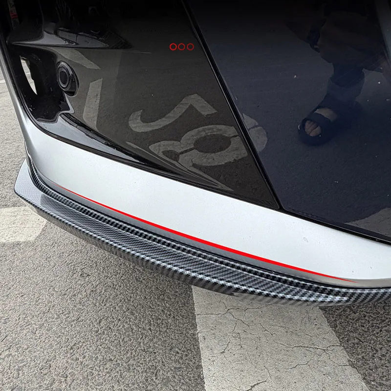 For Audi A6 A6L C9 2026 2027 Car front bumper collision protection angle ABS material adhesive installation view 4