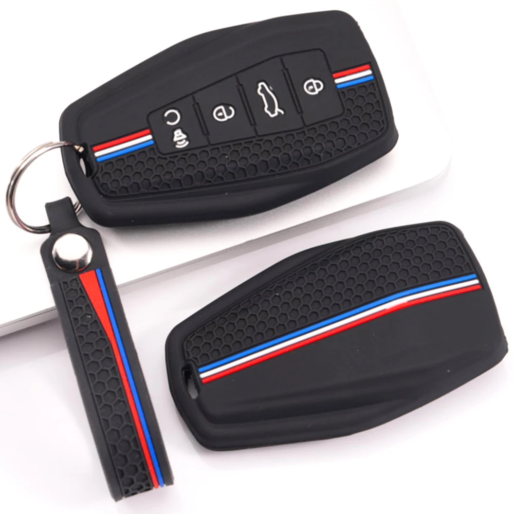 Remote Key Protector With Lanyard For Geely Coolray Emgrand GT GS S Monjaro Atlas Pro Azkarra Okavango Tugella Atlas GL Slim Fit