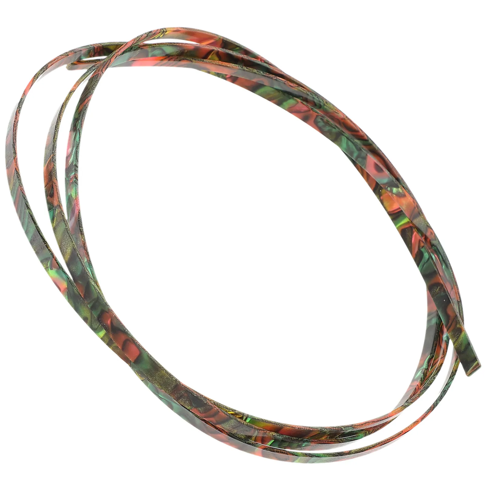 1Pcs Plastic Guitar Purfling Strip Binding Flexible Waterproof Decorative Accessory for Guitar Ukulele Plastic Purfling Strip