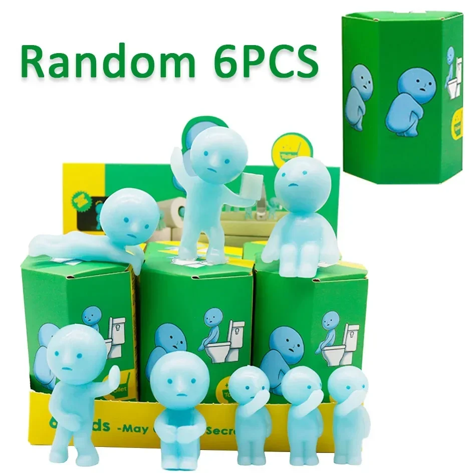 Meistverkaufte Smiski Hippers Mini Blind Box - Schlafzimmer-Fitness-Thema | Leuchtende Puppen-Ornamente | Ideales Geschenk für Liebhaber von Wohnraumdekoration – Detail 8